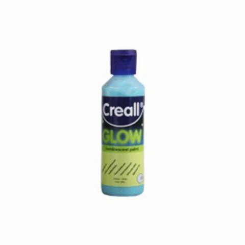 Creall Glow Karanlıkta Parlayan Boya 80ml Mavi