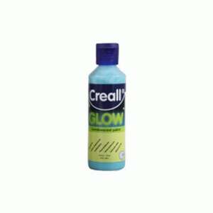 Creall Glow Karanlıkta Parlayan Boya 80ml Mavi - Creall