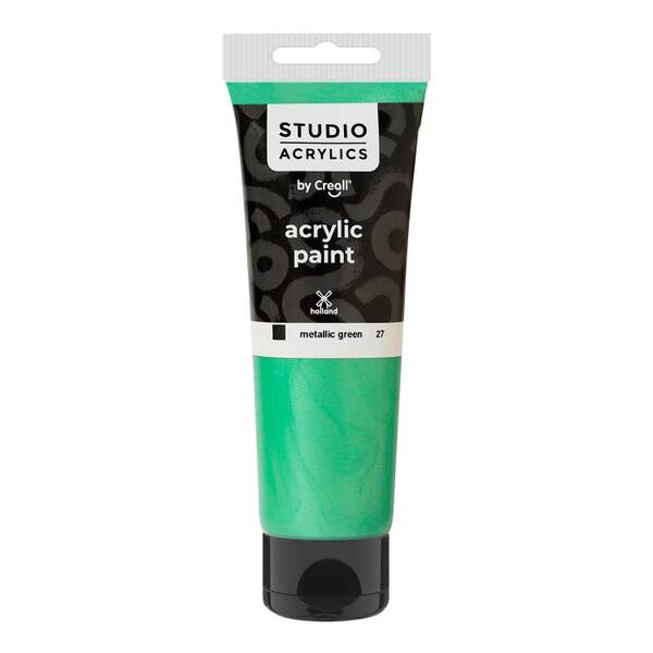 Creall Studio Akrilik Boya 120 Ml 27 Metallic Green - 1