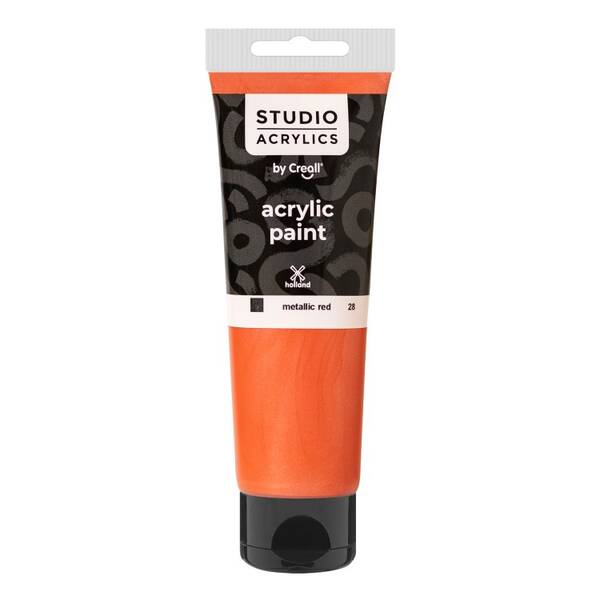 Creall Studio Akrilik Boya 120 Ml 28 Metallic Red - 1