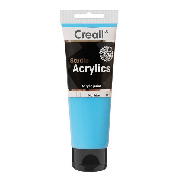 Creall Studio Akrilik Boya 120 Ml 78 Fluorescent Blue - 1