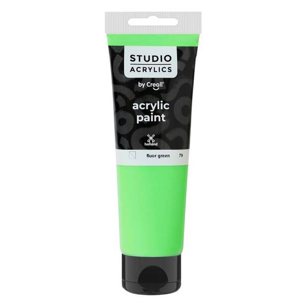 Creall Studio Akrilik Boya 120 Ml 79 Fluorescent Green - 1