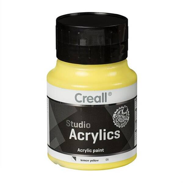 Creall Studio Akrilik Boya 500 Ml 05 Lemon Yellow - 1