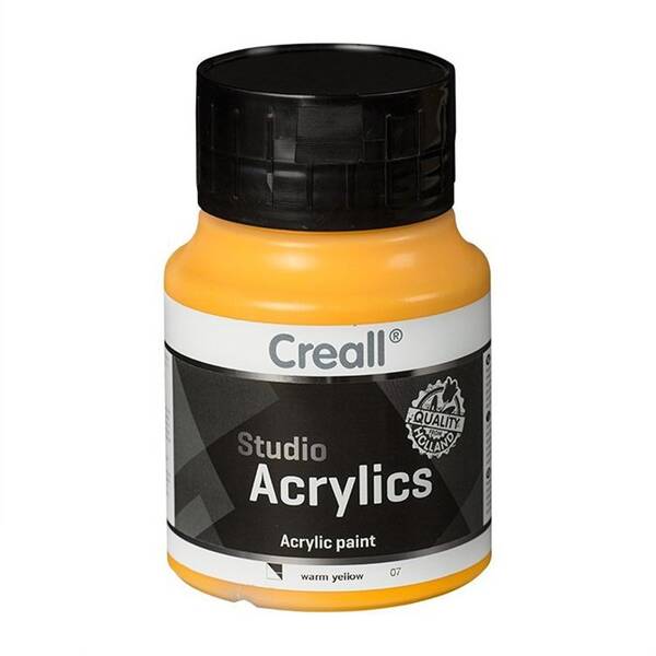 Creall Studio Akrilik Boya 500 Ml 07 Warm Yellow - 1