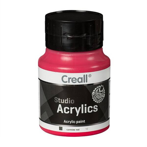 Creall Studio Akrilik Boya 500 Ml 12 Carmine Red - 1