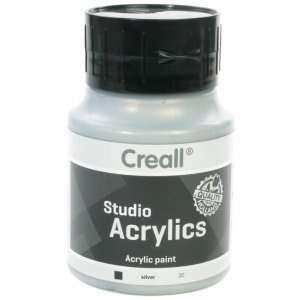 Creall Studio Akrilik Boya 500 Ml 20 Metallic Silver - 1