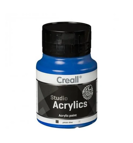 Creall Studio Akrilik Boya 500 Ml 32 Phtalo Blue - 1