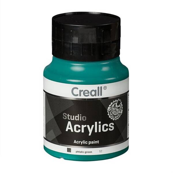 Creall Studio Akrilik Boya 500 Ml 52 Phtalo Green - 1