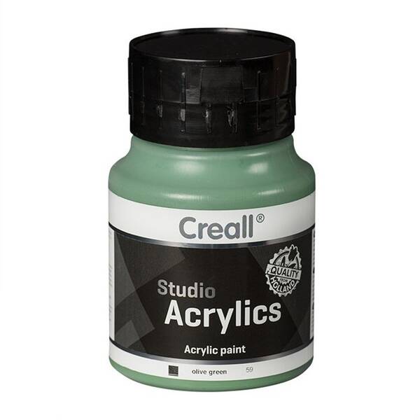 Creall Studio Akrilik Boya 500 Ml 59 Olive Green - 1