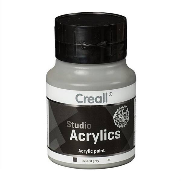 Creall Studio Akrilik Boya 500 Ml 98 Neutral Grey - 1