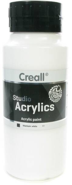 Creall Studio Akrilik Boya 1000 Ml 81 Titanium White - 1