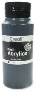 Creall Studio Akrilik Boya 1000 Ml 99 Black - 1