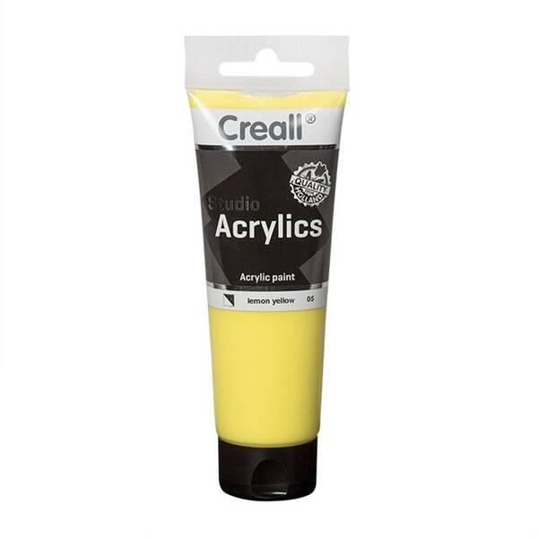 Creall Studio Akrilik Boya 120 Ml 05 Lemon Yellow - 1