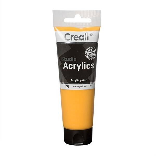 Creall Studio Akrilik Boya 120 Ml 07 Warm Yellow - 1