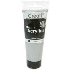 Creall Studio Akrilik Boya 120 Ml 20 Metallic Silver - 1