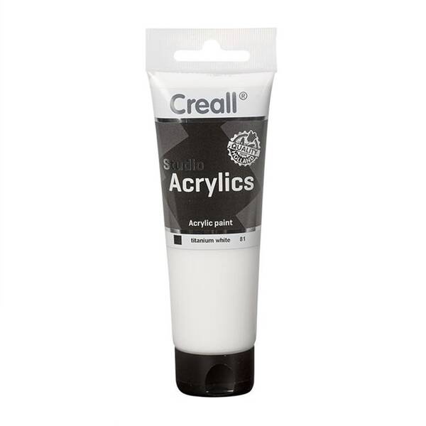 Creall Studio Akrilik Boya 120 Ml 81 Titanium White - 1
