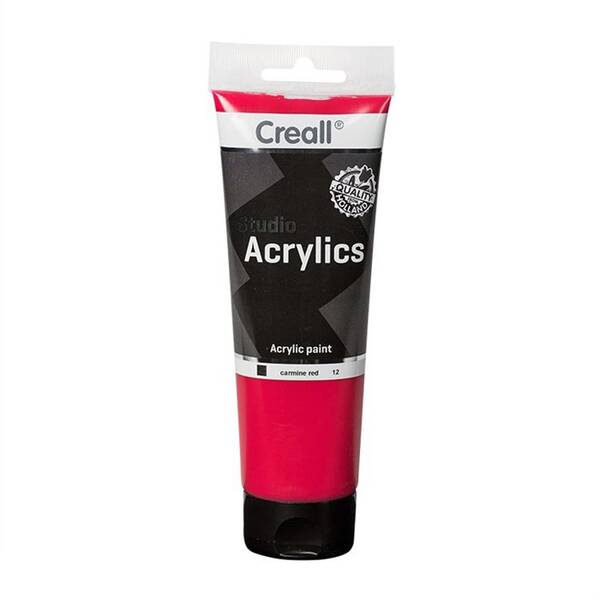 Creall Studio Akrilik Boya 250 Ml 12 Carmine Red - 1