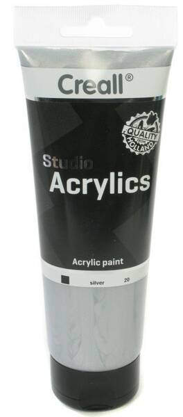 Creall Studio Akrilik Boya 250 Ml 20 Metallic Silver - 1