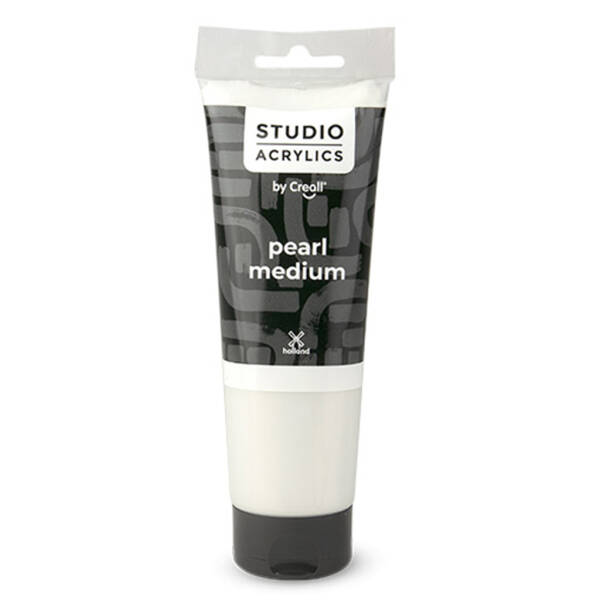 Creall Studio Akrilik Medium 250 ML Pearl Medium - 1