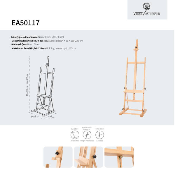 CROCUS PINE/ÇİĞDEM ÇAM EA50117 ACADEMIA EASEL - 3