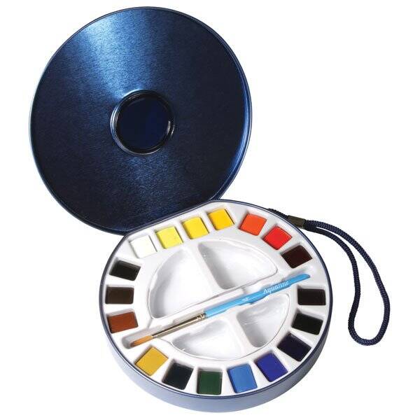 Daler Rowney Aog Aquafine Travel Tın 18'Li Yarım Boy - 2