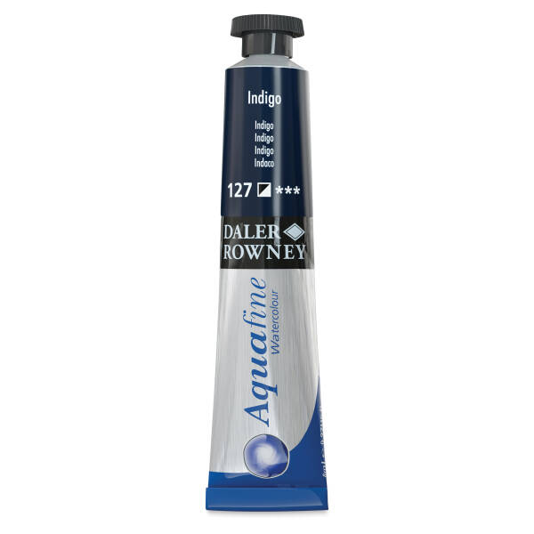 Daler Rowney Aquafine Tüp Suluboya 8 Ml Indigo - 3