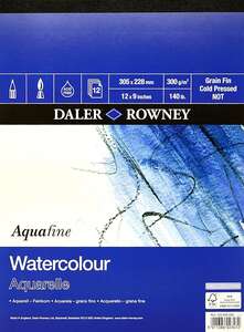 Daler Rowney Aquafine Pad 12X9 Cm 12 Yaprak - Daler Rowney