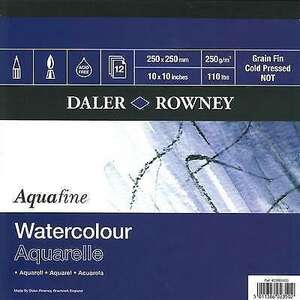 Daler Rowney - Daler Rowney Aquafine Pad 25X25Cm 12 Yaprak