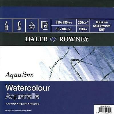 Daler Rowney Aquafine Pad 25X25Cm 12 Yaprak