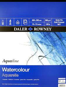 Daler Rowney - Daler Rowney Aquafine Pad 40,60X30,50 12 Yaprak