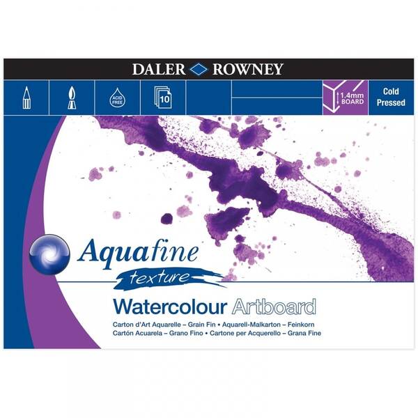 Daler Rowney Aquafine Pad A3 Texture 300Gr 12 Yaprak - 1