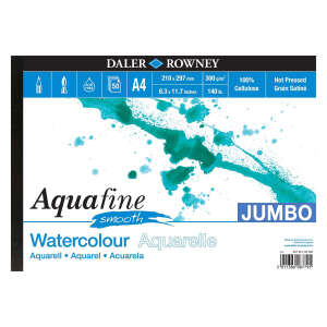 Daler Rowney Aquafine Smooth A4 300Gr 50 Yaprak Jumbo - Daler Rowney