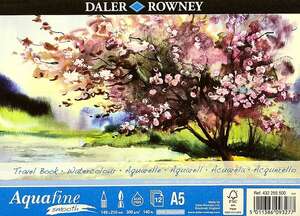 Daler Rowney Aquafine Smooth A5 Travelbook - Daler Rowney