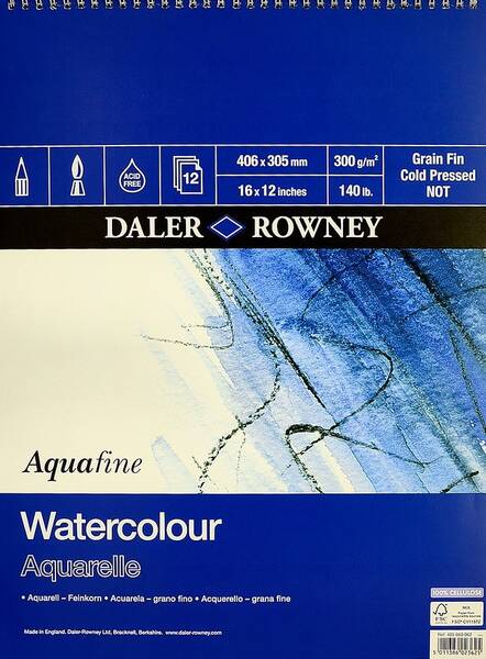 Daler Rowney Aquafine Spiral Not 300 Gr 16X12