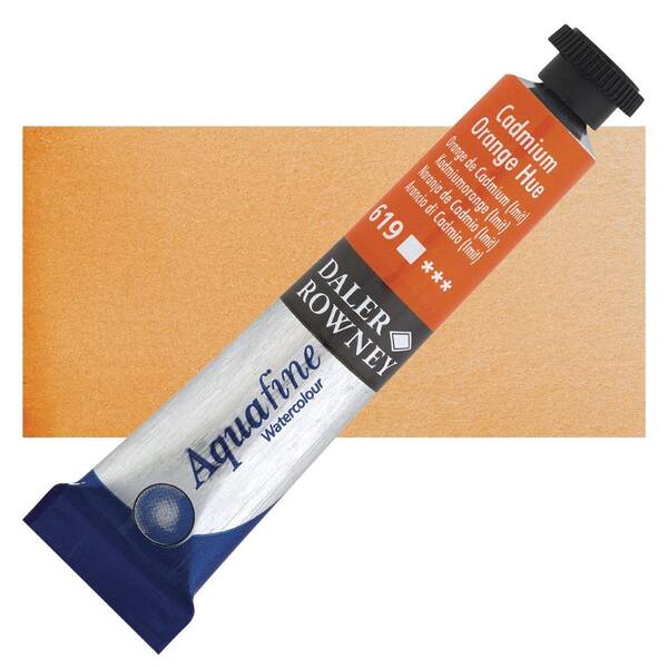 Daler Rowney Aquafine Tüp Suluboya 8 Ml Cadmium Orange Hue - 1