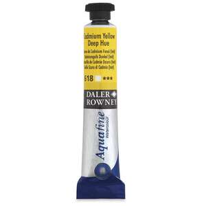 Daler Rowney Aquafine Tüp Suluboya 8 Ml Cadmium Yellow Deep Hue - 3