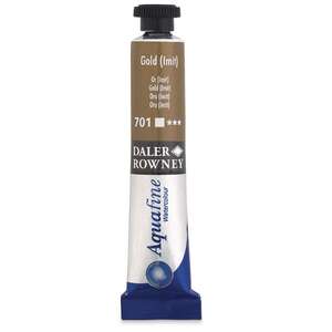 Daler Rowney Aquafine Tüp Suluboya 8 Ml Gold (Imit) - 3