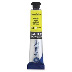 Daler Rowney Aquafine Tüp Suluboya 8 Ml Lemon Yellow - 3