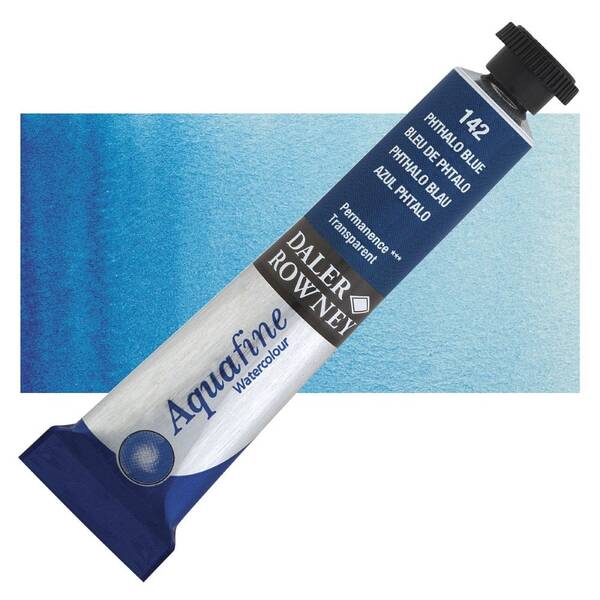 Daler Rowney Aquafine Tüp Suluboya 8 Ml Phthalo Blue - 1