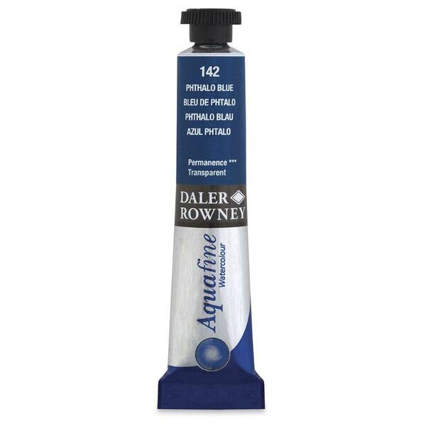 Daler Rowney Aquafine Tüp Suluboya 8 Ml Phthalo Blue - 3