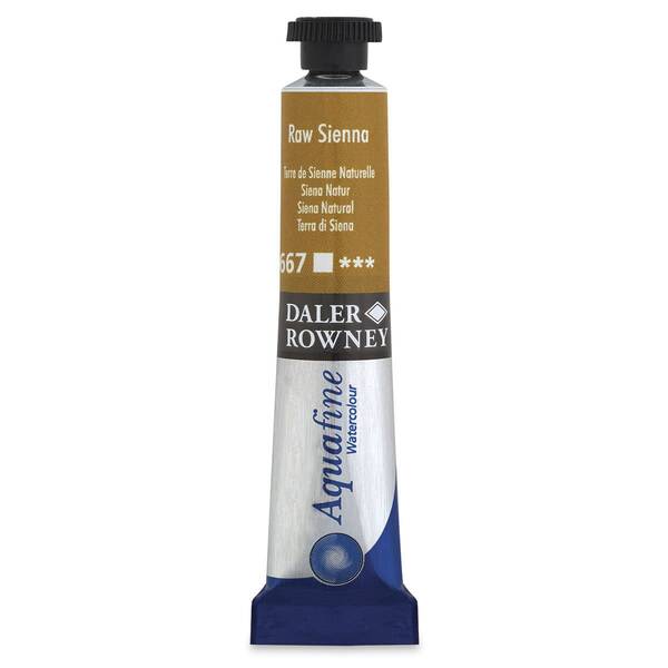 Daler Rowney Aquafine Tüp Suluboya 8 Ml Raw Sienna - 3