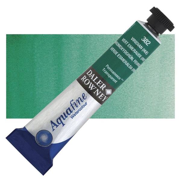 Daler Rowney Aquafine Tüp Suluboya 8 Ml Viridian Hue - 1