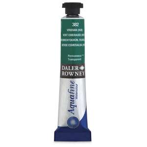 Daler Rowney Aquafine Tüp Suluboya 8 Ml Viridian Hue - 3