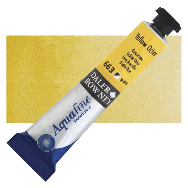 Daler Rowney Aquafine Tüp Suluboya 8 Ml Yellow Ochre - 1