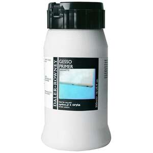 Daler Rowney Artist Gesso Primer 500Ml White - Daler Rowney