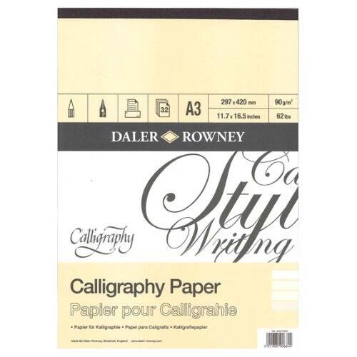 Daler Rowney Calligraphy Pad A3 90Gr 30 Yaprak