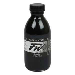 Daler Rowney FW Ink Sıvı Akrilik Boya 180ml Black (India) - Daler Rowney