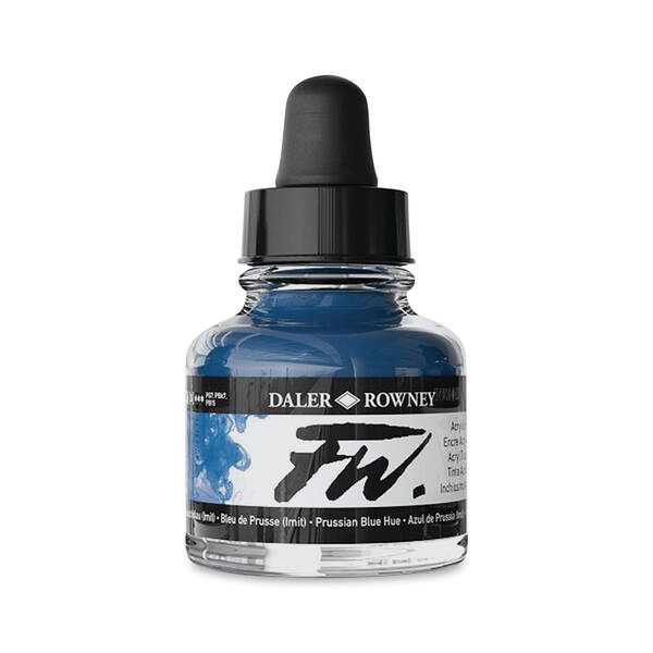 Daler Rowney FW Ink Sıvı Akrilik Boya 29,5ml P.Blue Hue - 1