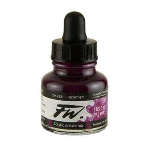 Daler Rowney FW Ink Sıvı Akrilik Boya 29,5ml Purple Lake - Daler Rowney