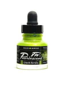 Daler Rowney FW Pearlescent Sıvı Akrilik Boya 29,5 Ml Genesis Green - 2
